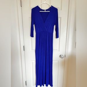 Maternity Maxi Dress Long Sleeve